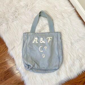 Y2k vintage abercrombie blue tote bag